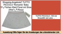 Big Deal TUTTO PICCOLO 'Romantic' Baby M�dchen Kleid Floral mit Strass (Wei�/Rosa)