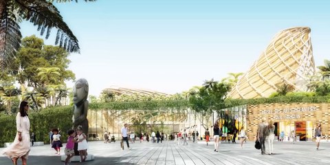 Tahiti Mahana Beach: le projet du groupe français AS Architecture Studio