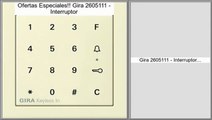 Las mejores ofertas de Gira 2605111 - Interruptor