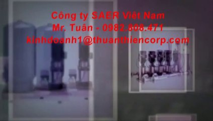 Máy bơm nước ly tâm trục đứng đa tầng cánh Saer - Pentax