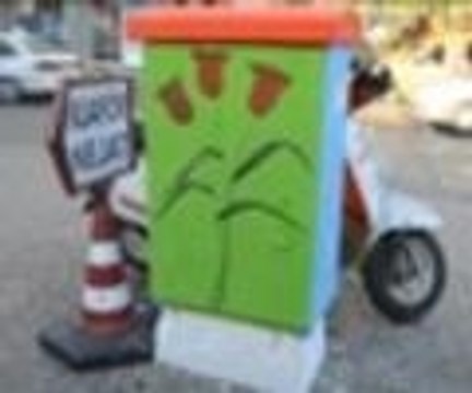 Ayvalık'ın trafo ressamları