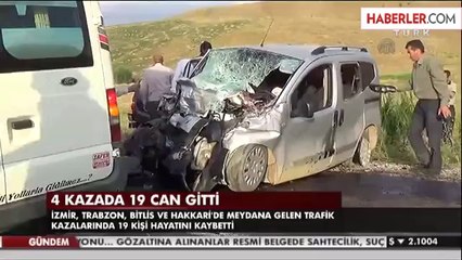 İzmir Torbalı'da Kaza: 2'si Çocuk 4 Ölü
