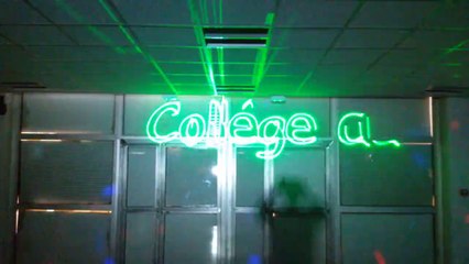 Prestation show laser pour le collège du Ruissatel à Aubagne le 27 juin 2014