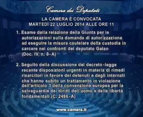 Roma - Camera - 17° Legislatura - 269° seduta (22.07.14)