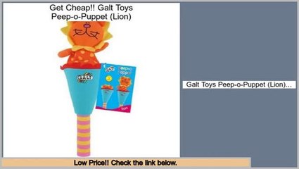 Sales Best Galt Toys Peep-o-Puppet (Lion)