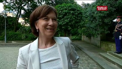 Laurence Rossignol tenait à être présente pour le départ de Jean-Pierre Bel