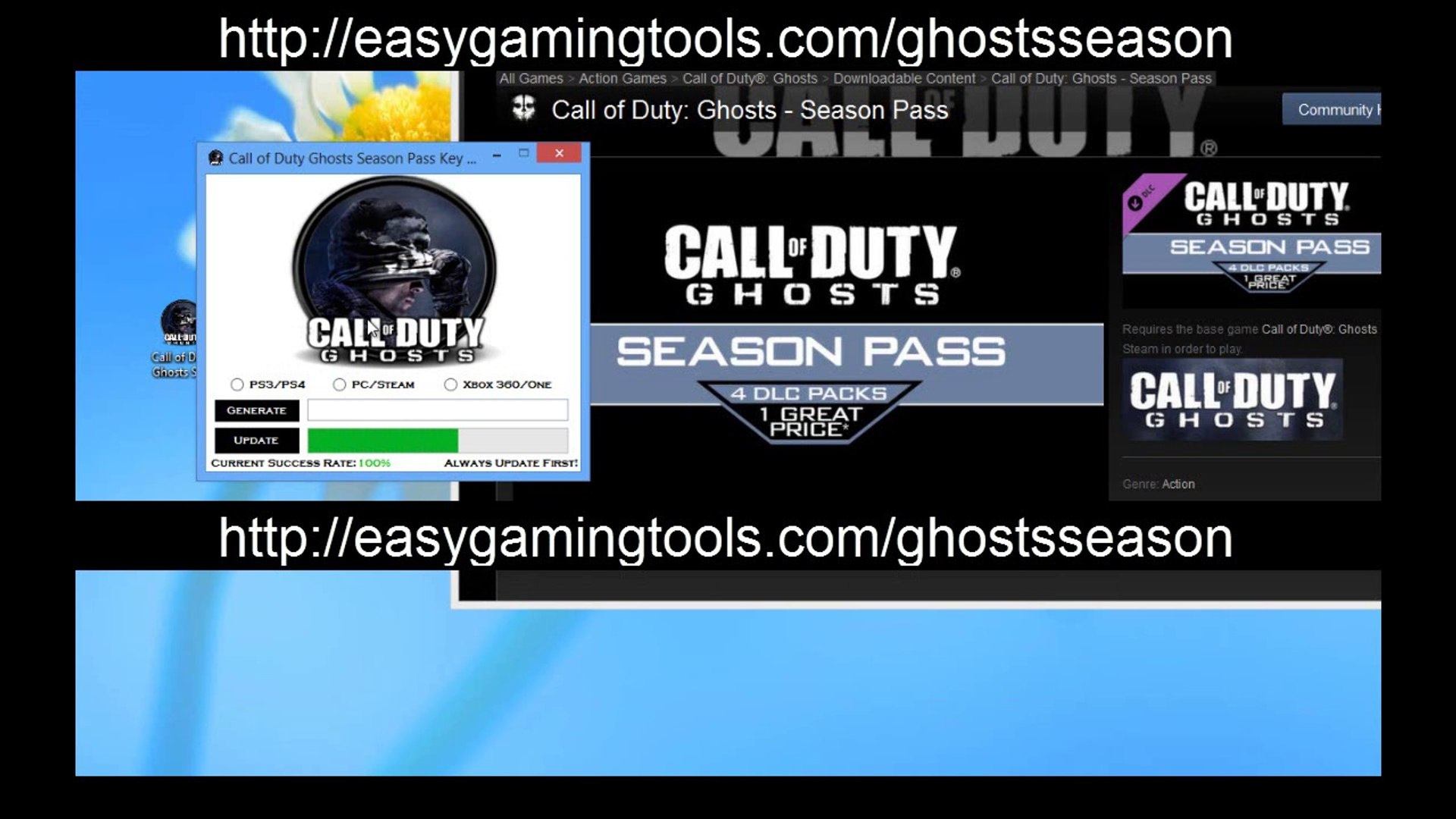 COD Ghosts Season Pass Free Codes - Playstation, Xbox, Steam/PC - video  Dailymotion