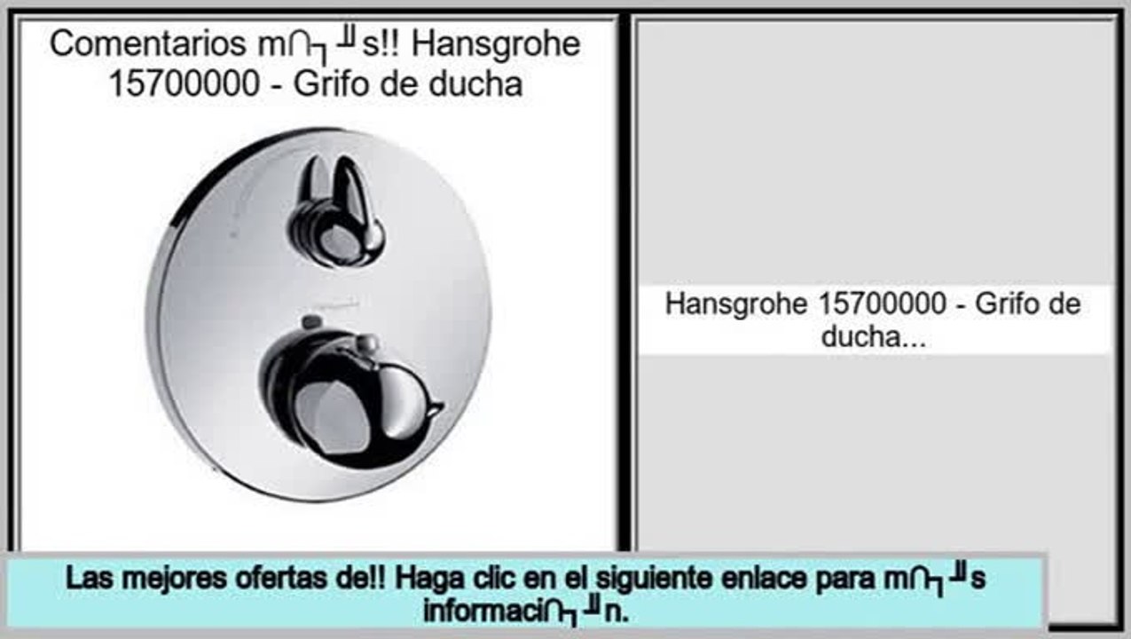 ofertas Hansgrohe 15700000 - Grifo de ducha