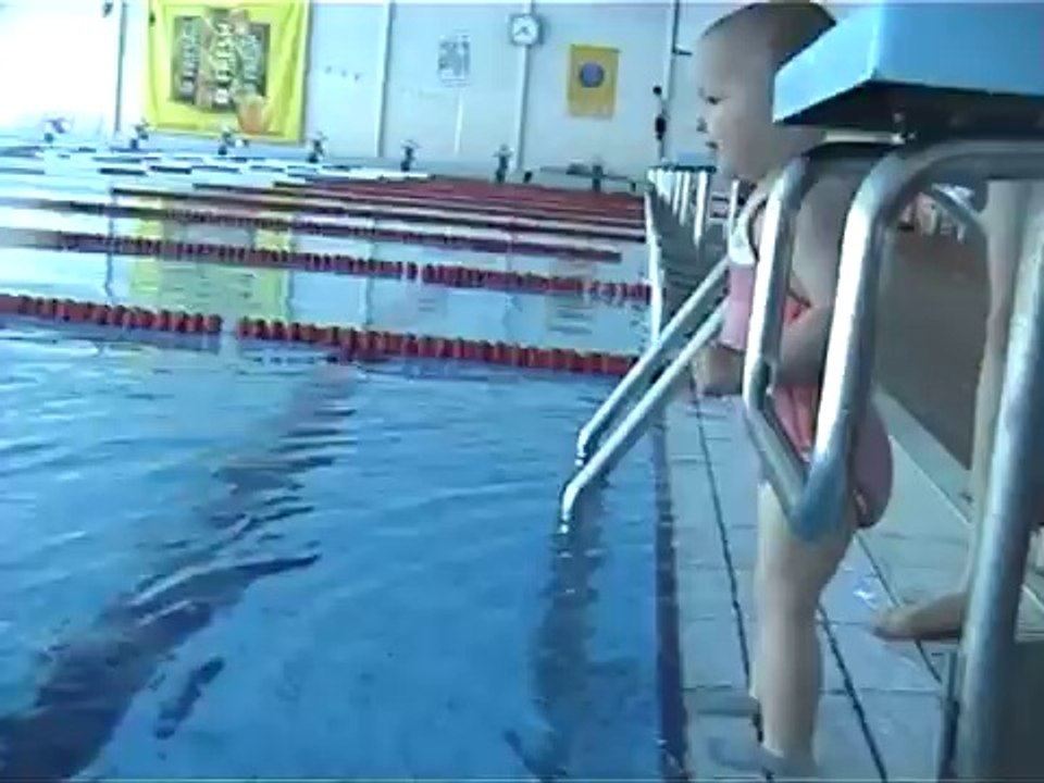Baby Swimming  (Arabel - 1 year and 9 months old swimming in the Aura Centre).