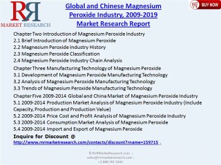 Global and Chinese Magnesium Peroxide Industry 2019