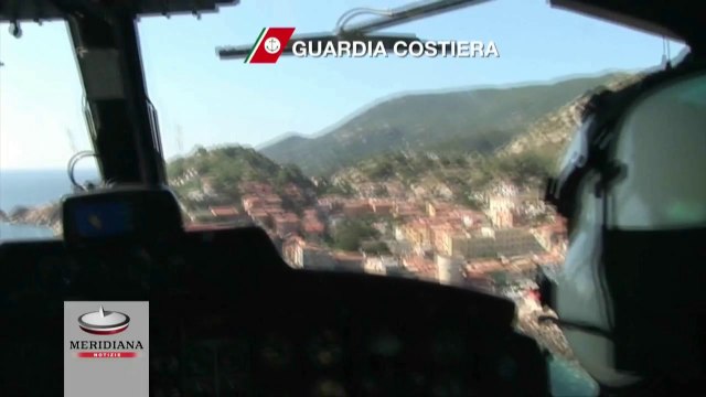 Costa Concordia, le riprese aeree della partenza dal Giglio