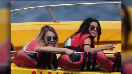 Selena Gomez Hangs with Cara Delevingne