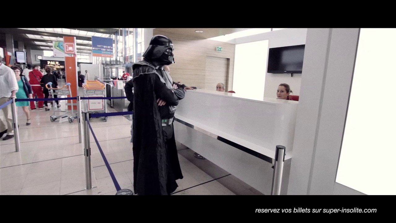 Quand Dark Vador essaye de s'incruster à notre voyage Star Wars