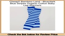 Top Rated Bambino Land - Blue/dark Blue Stripes Organic Cotton Baby Leg Warmers