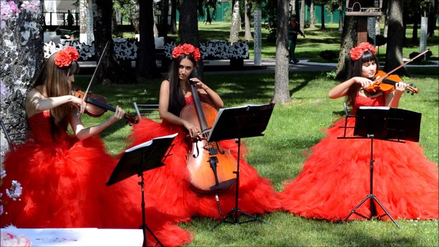 Свадебная музыка - струнное трио + флейта и гусли Violin Group DOLLS