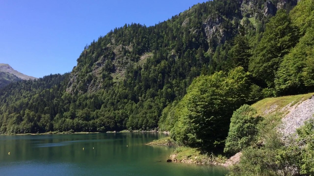 Barrage lac de bious artigues laruns