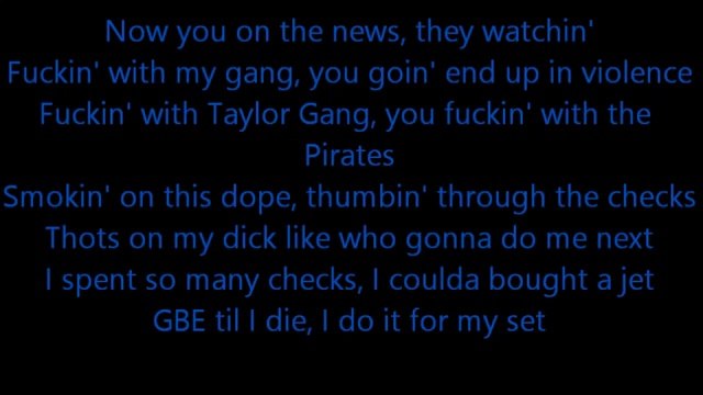Chief Keef - Rider ft. Wiz Khalifa (Lyrics / Paroles)