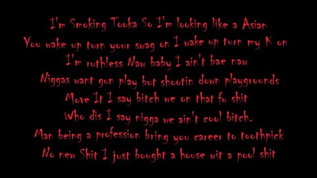 Chief Keef - Strapped (Lyrics / Paroles)