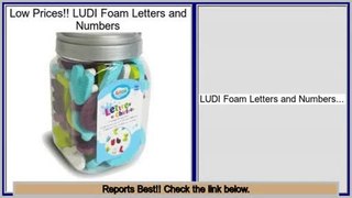 Comparison LUDI Foam Letters and Numbers