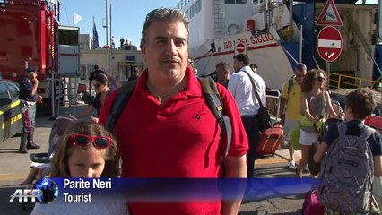 Costa Concordia wreck leaves Giglio on final voyage