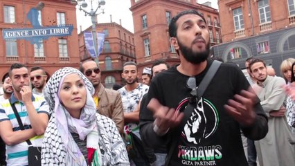 Manifestation de soutien à la Palestine - Toulouse, 10/07/2014