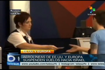 EE.UU. y Europa suspenden vuelos a Israel por conflicto en esa zona