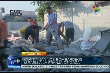 Los bombardeos de Israel contra la Franja de Gaza continúan