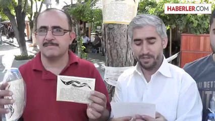 Suriyeli sığınmacıdan su ve hurma ikramı -