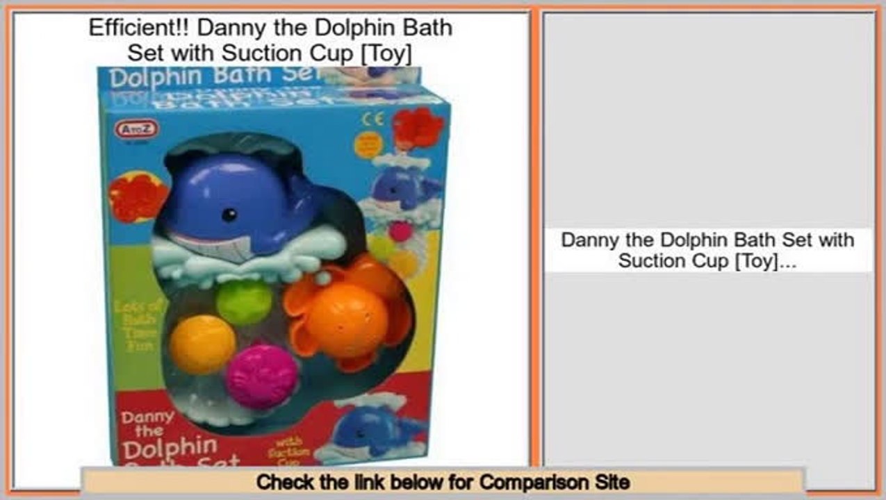 Best Price Danny the Dolphin Bath Set with Suction Cup [Toy]
