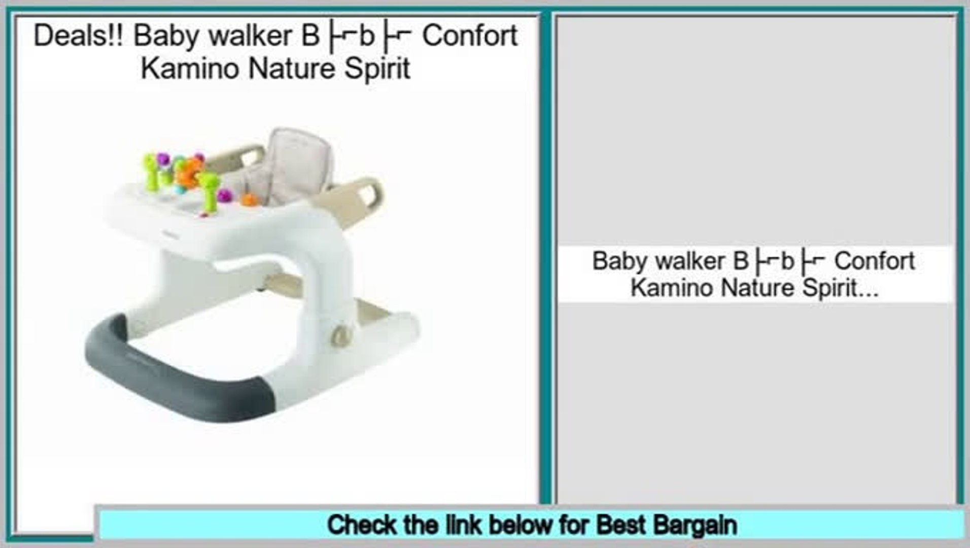 Clearance Baby Walker Bebe Confort Kamino Nature Spirit Video Dailymotion