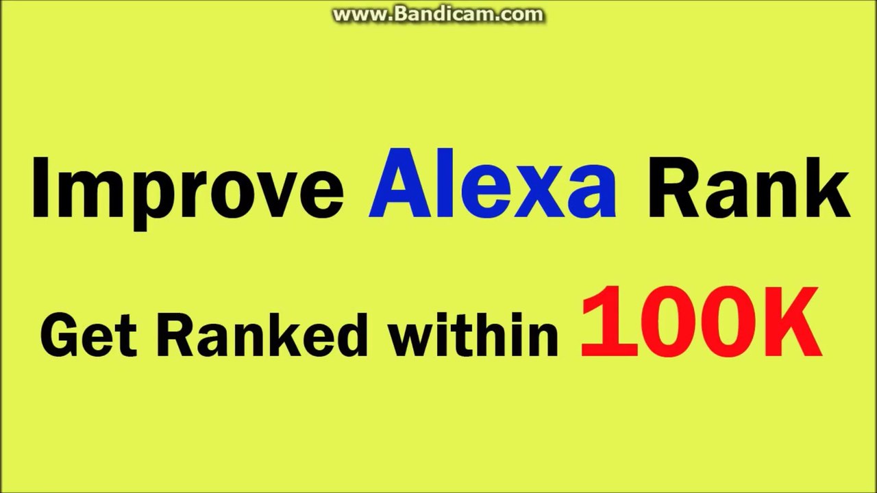 Decrease alexa rank very fast with 7 exclusive tricks | Get a 100K alexa ranking with in 3-4 months