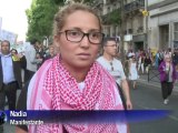 Près de 15.000 manifestants propalestiniens défilent à Paris dans le calme