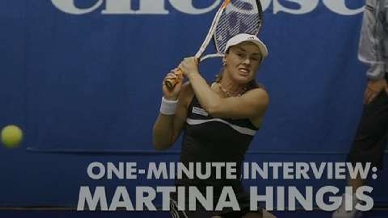 One-Minute Interview: Martina Hingis