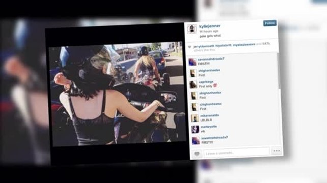 Kylie Jenner Snaps Trike Fun And Selfies