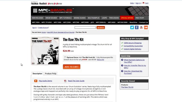 Maschine Packs: MPC-Samples Raw 70s Kit review