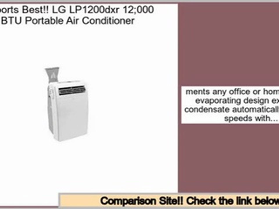 Shopping Deals LG LP1200dxr 12;000 BTU Portable Air Conditioner