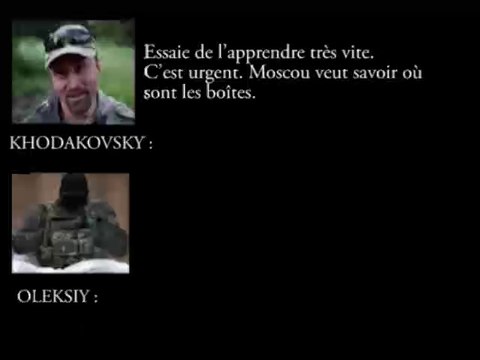 SBU MH17 boîtes noires