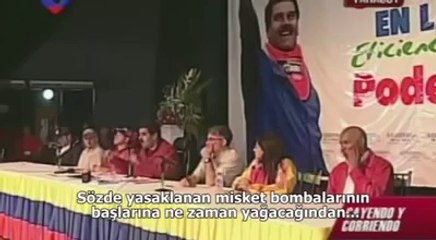 Venezuella Devlet Başkanından Yiğitlik Dersi...