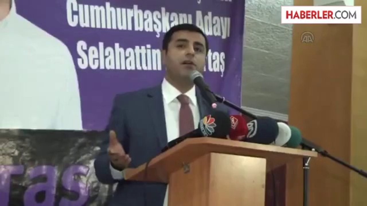 Cumhurbaşkanlığı seçimine doğru - Cumhurbaşkanı adayı ve HDP Eş Genel Başkanı Demirtaş -