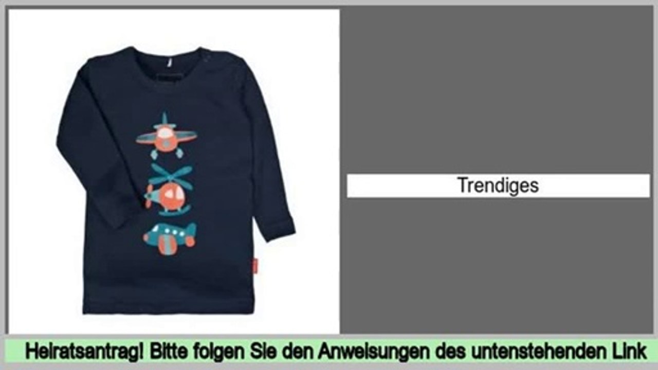 Vertrieb "Name it NEWBORN VICTOR TOP DRESS BLUES," niedliches Langarmshirt aus Baumwolle f�r den Baby-Jungen"""
