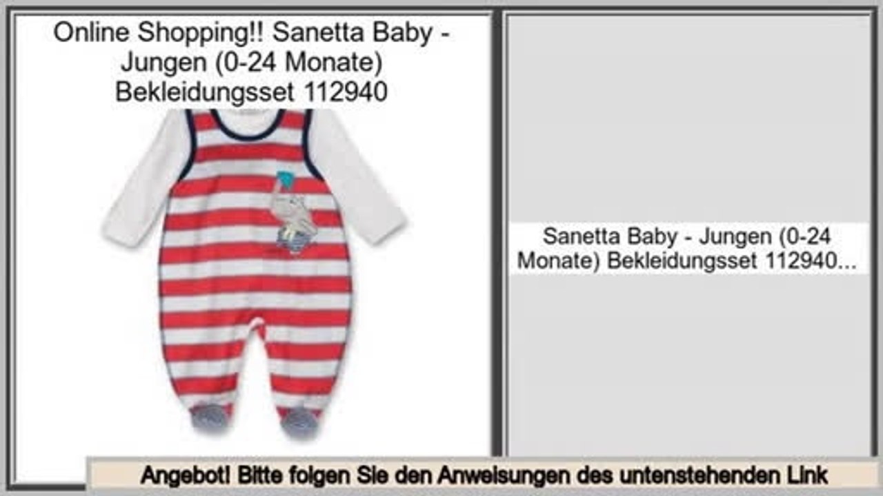 Die besten Angebote Sanetta Baby - Jungen (0-24 Monate) Bekleidungsset 112940
