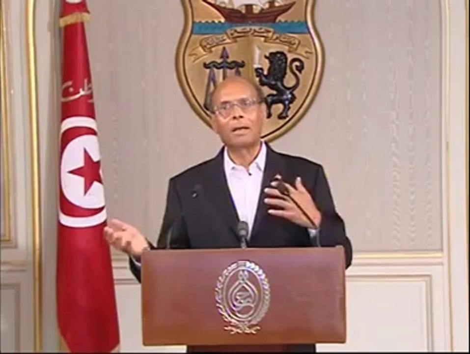 كلمة للرئيس #محمد المنصف المرزوقي حول العدوان الإسرائيلي على قطاع #غزة وتحيته للمقاومة الفلسطينية