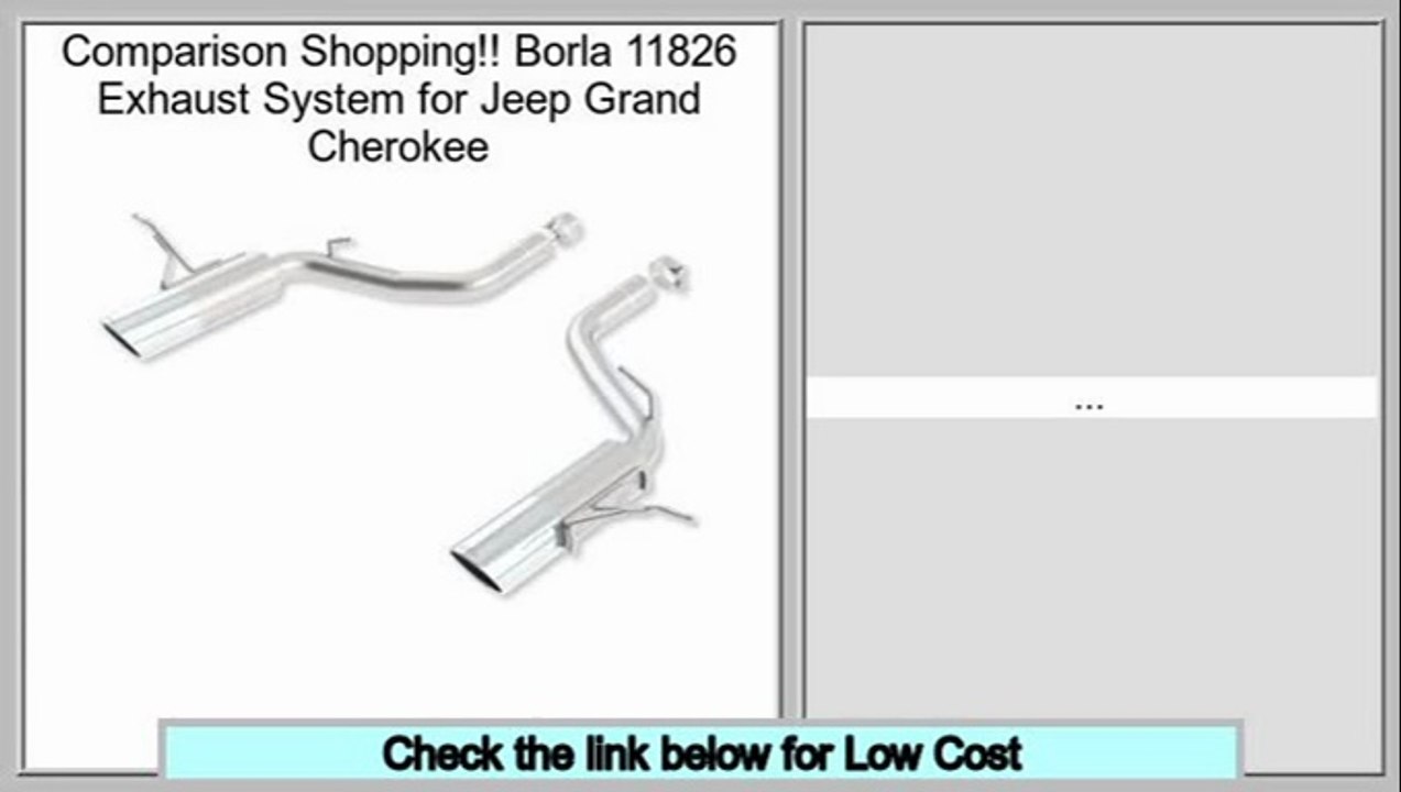 Reports Reviews Borla 11826 Exhaust System for Jeep Grand Cherokee