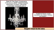 Better Price Crystorama 1115-CH-CL-MWP TRADITIONAL CRYSTAL 5 LIGHT CRYSTAL CHROME CHANDELIER II