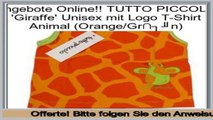 Finden Sie g�nstige TUTTO PICCOLO 'Giraffe' Unisex mit Logo T-Shirt Animal (Orange/Gr�n)