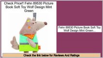 Sale Best Fehn 89530 Picture Book Soft Toy Wolf Design Mint Green