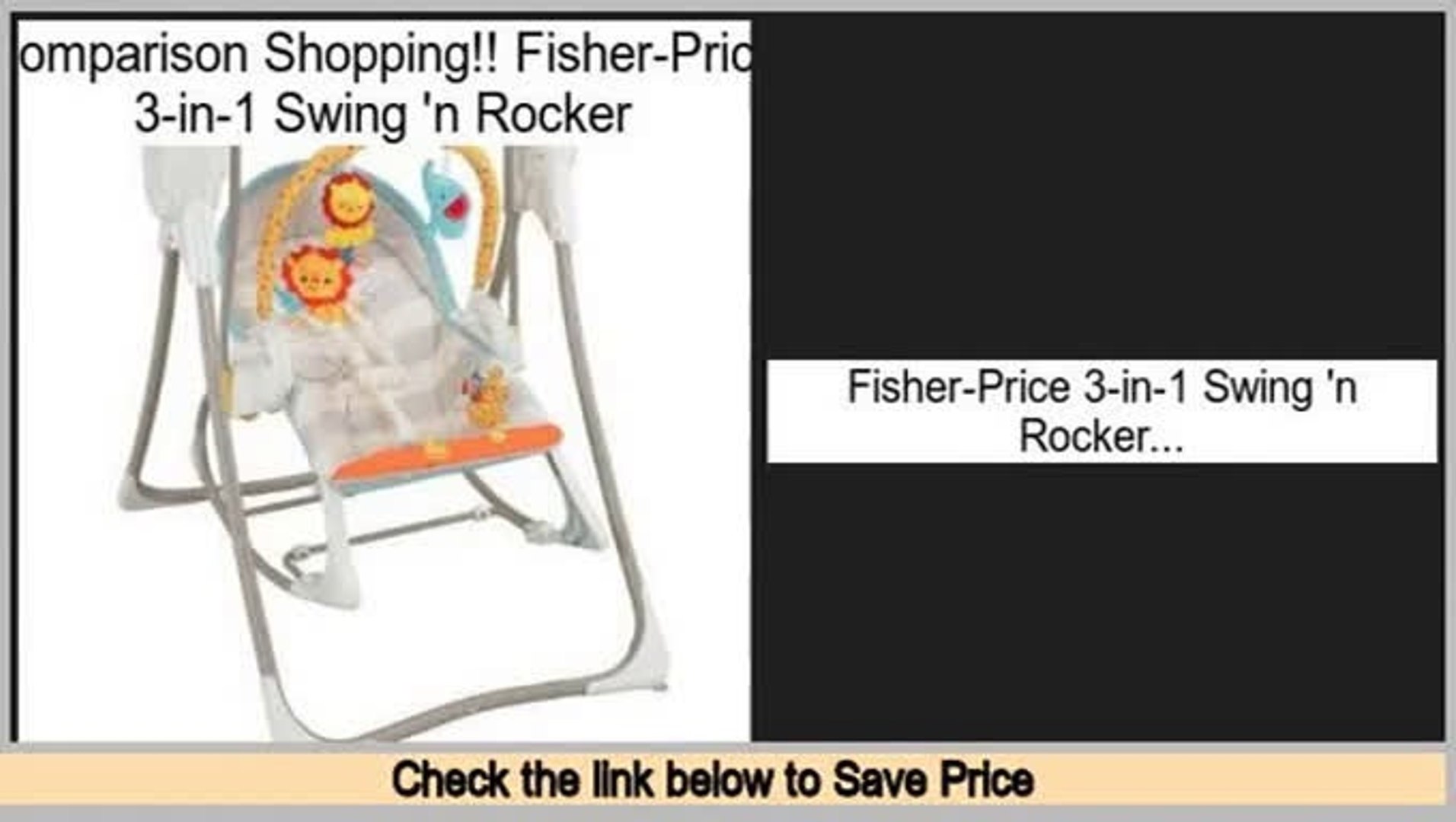 Reports Reviews Fisher Price 3 In 1 Swing N Rocker Video