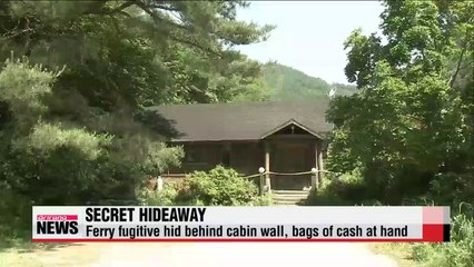 Sewol-ho ferry owner hid inside closet during raid