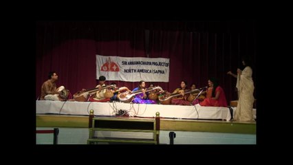 SAPNA: EKAAHAM: 24 HOURS OF VEENA VAADHANAM: STUDENTS OF RAMA GURUPALLI  (ADVANCED GROUP) PART -2