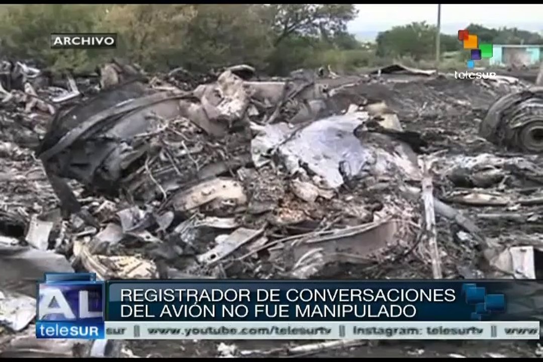 Registrador de conversaciones de avión malasio no fue manipulado